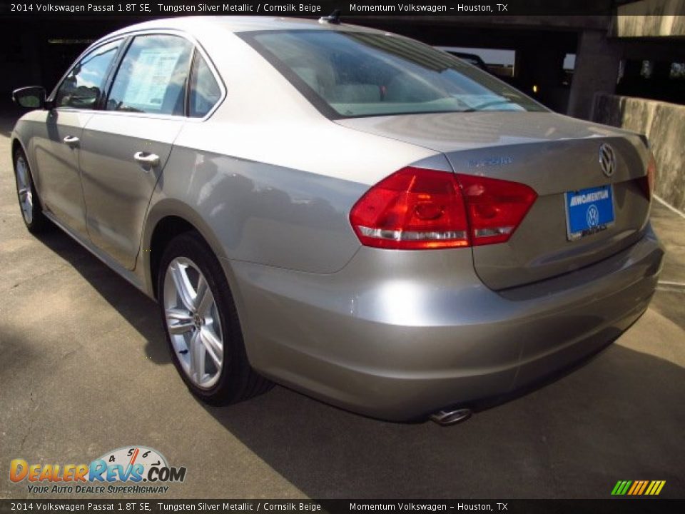 2014 Volkswagen Passat 1.8T SE Tungsten Silver Metallic / Cornsilk Beige Photo #4