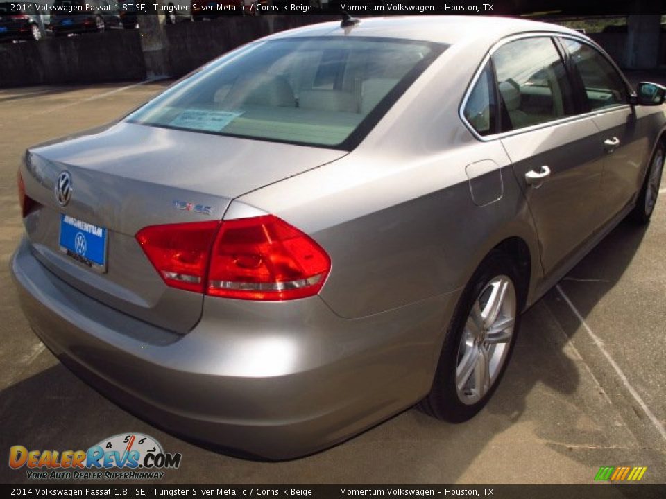 2014 Volkswagen Passat 1.8T SE Tungsten Silver Metallic / Cornsilk Beige Photo #6