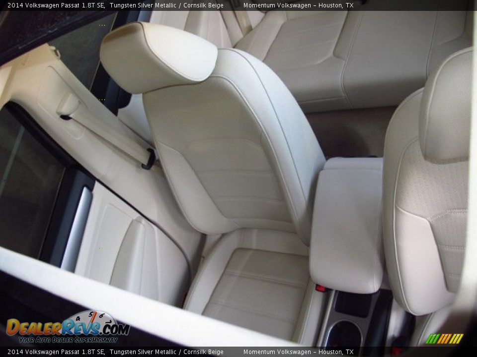 2014 Volkswagen Passat 1.8T SE Tungsten Silver Metallic / Cornsilk Beige Photo #8