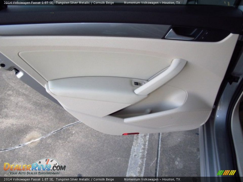 2014 Volkswagen Passat 1.8T SE Tungsten Silver Metallic / Cornsilk Beige Photo #11