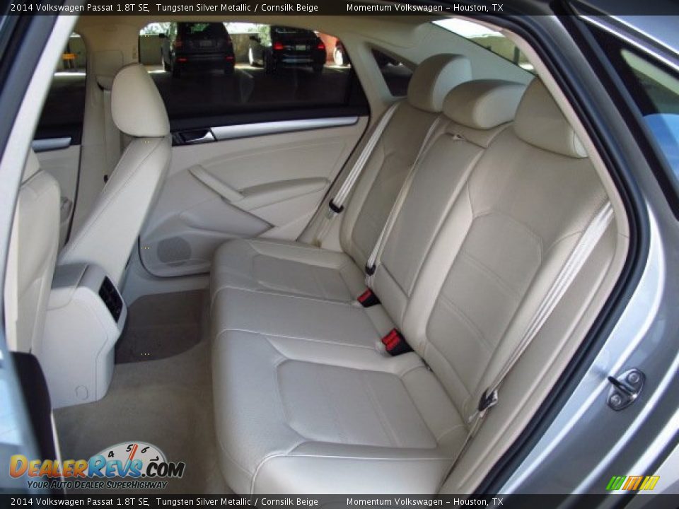 2014 Volkswagen Passat 1.8T SE Tungsten Silver Metallic / Cornsilk Beige Photo #12