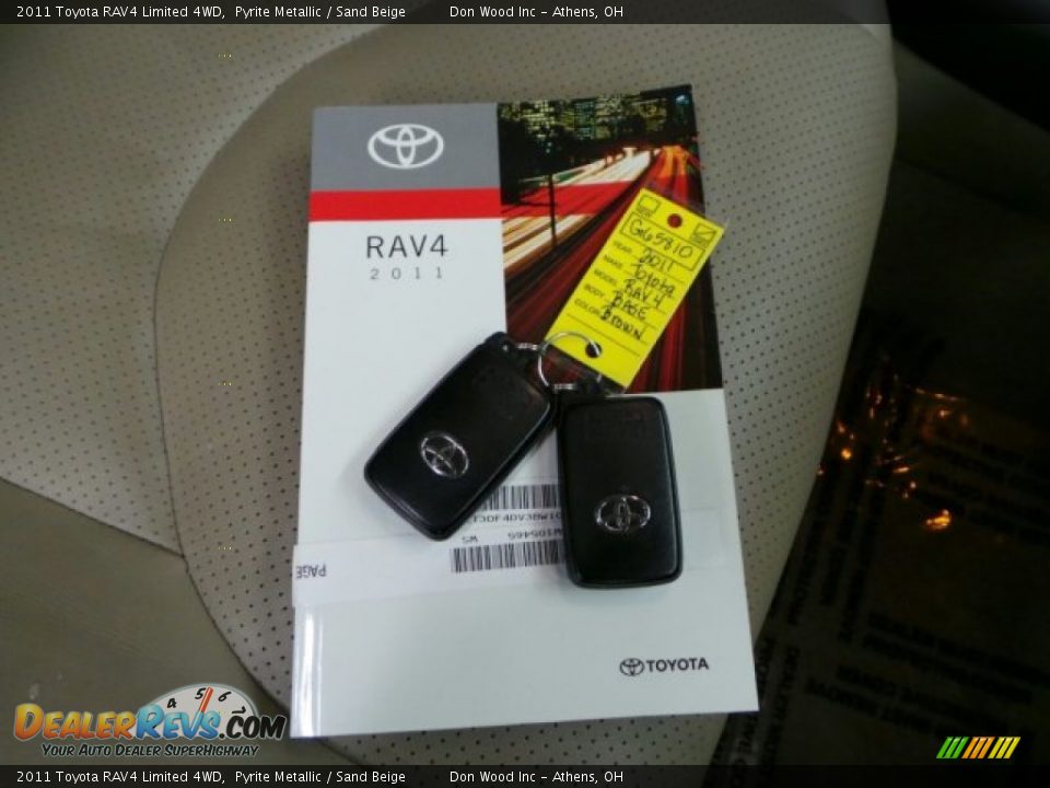 2011 Toyota RAV4 Limited 4WD Pyrite Metallic / Sand Beige Photo #29