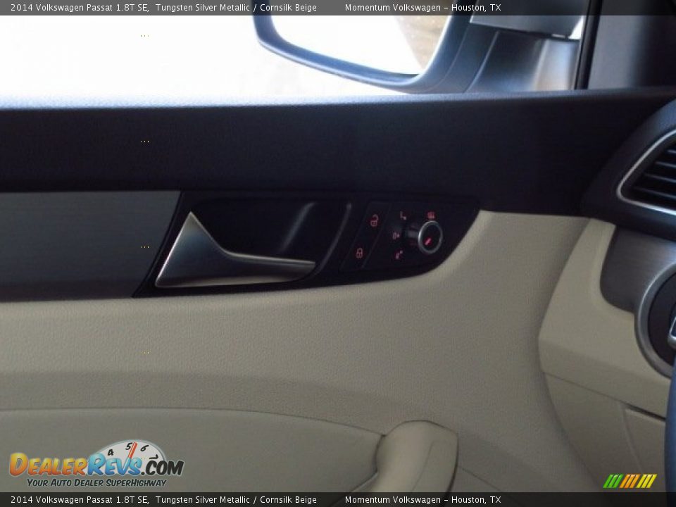 2014 Volkswagen Passat 1.8T SE Tungsten Silver Metallic / Cornsilk Beige Photo #16