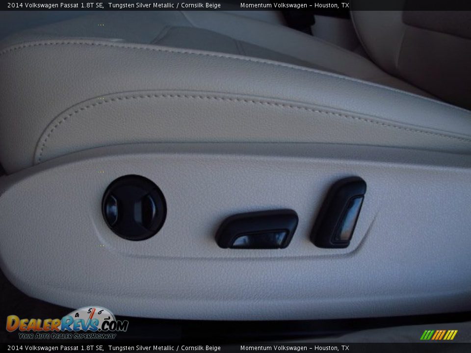 2014 Volkswagen Passat 1.8T SE Tungsten Silver Metallic / Cornsilk Beige Photo #17