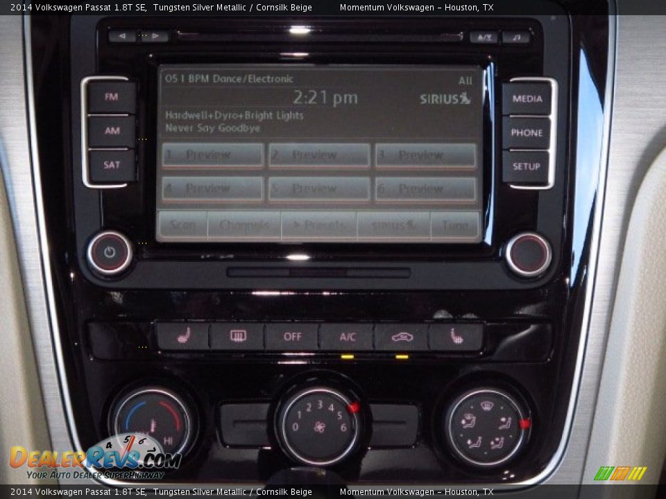 2014 Volkswagen Passat 1.8T SE Tungsten Silver Metallic / Cornsilk Beige Photo #21