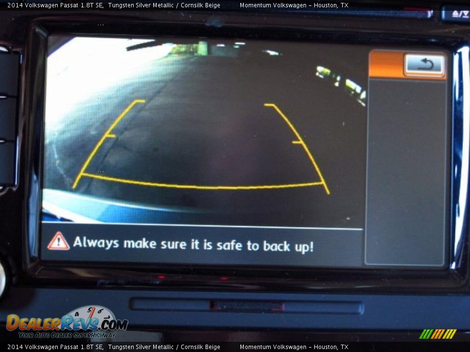 2014 Volkswagen Passat 1.8T SE Tungsten Silver Metallic / Cornsilk Beige Photo #23