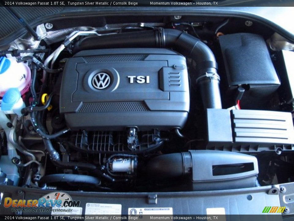 2014 Volkswagen Passat 1.8T SE Tungsten Silver Metallic / Cornsilk Beige Photo #24