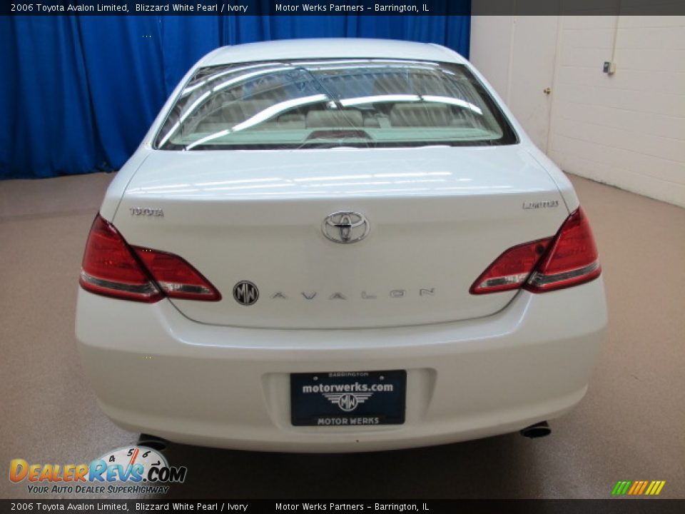 2006 Toyota Avalon Limited Blizzard White Pearl / Ivory Photo #7