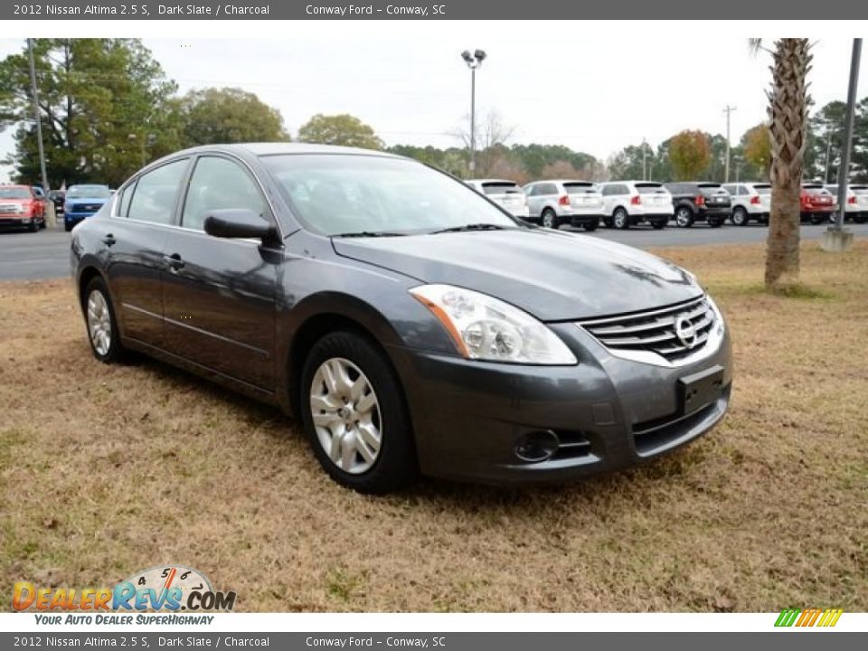 2012 Nissan Altima 2.5 S Dark Slate / Charcoal Photo #3