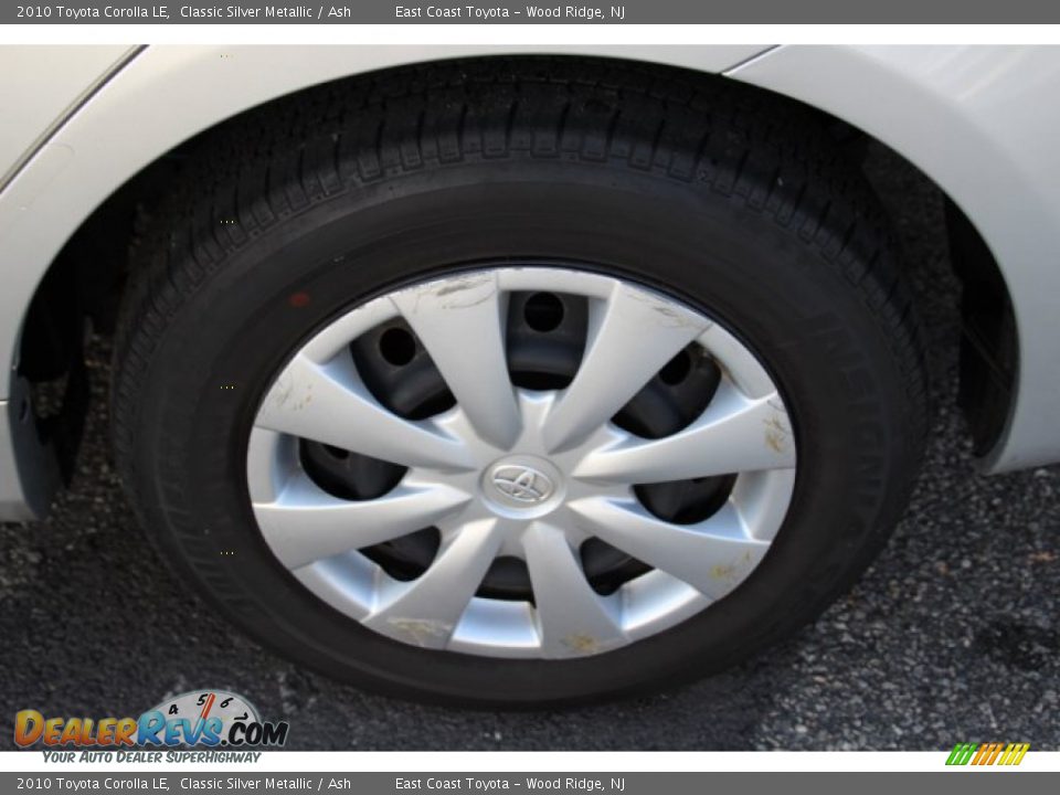 2010 Toyota Corolla LE Classic Silver Metallic / Ash Photo #16