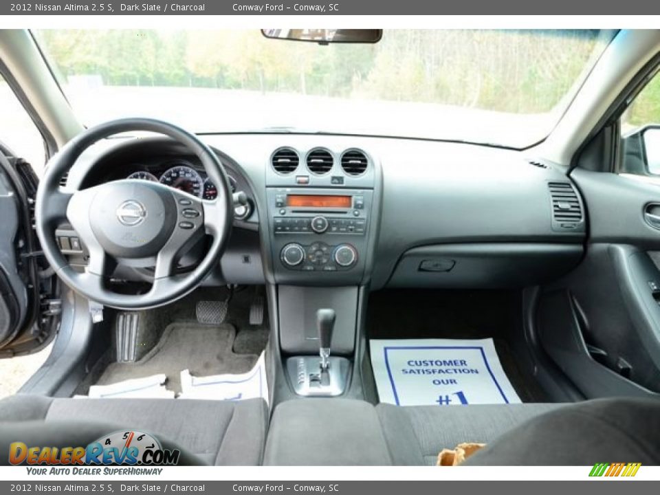 2012 Nissan Altima 2.5 S Dark Slate / Charcoal Photo #12