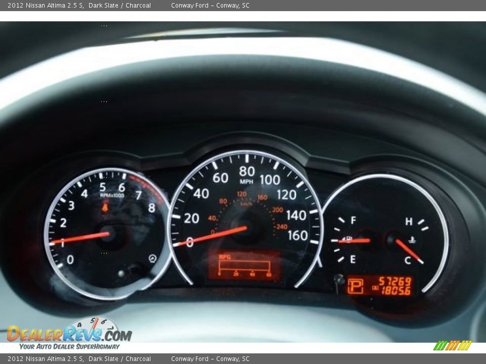 2012 Nissan Altima 2.5 S Dark Slate / Charcoal Photo #21