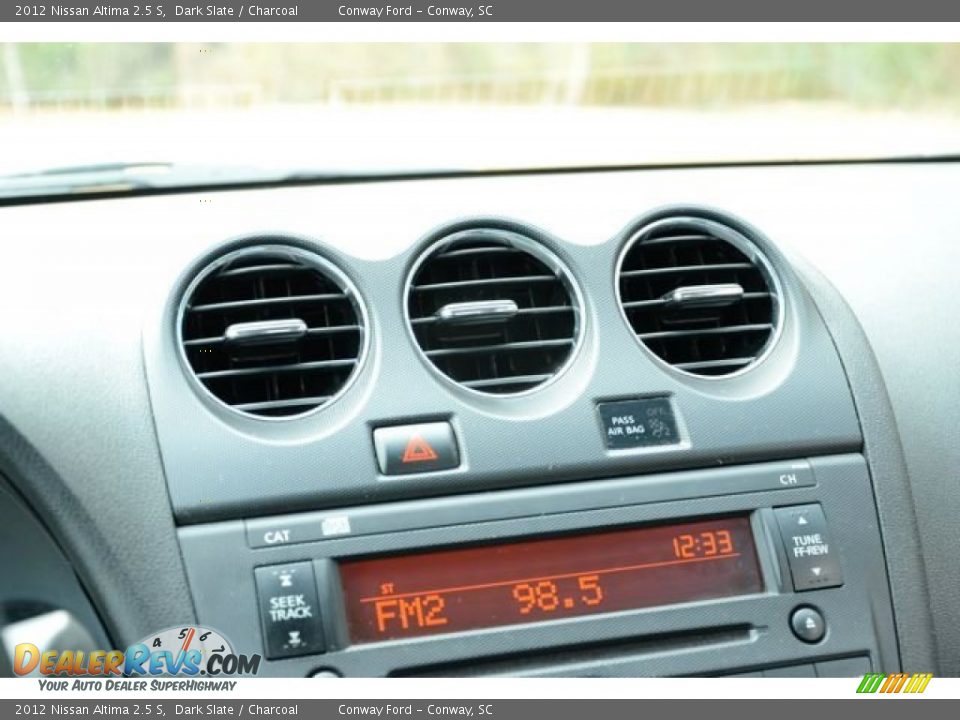 2012 Nissan Altima 2.5 S Dark Slate / Charcoal Photo #24