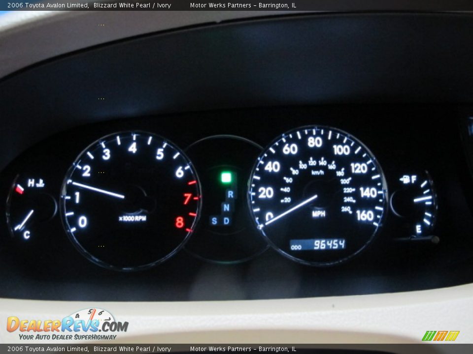 2006 Toyota Avalon Limited Blizzard White Pearl / Ivory Photo #28