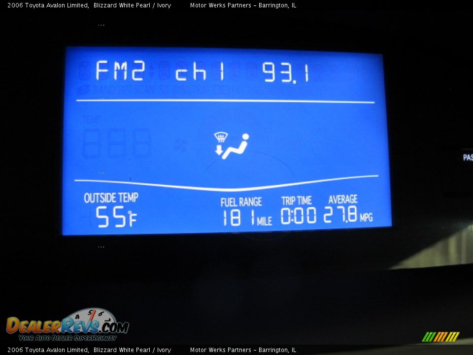 2006 Toyota Avalon Limited Blizzard White Pearl / Ivory Photo #30