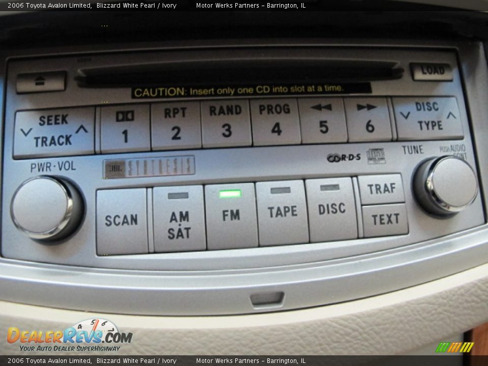 2006 Toyota Avalon Limited Blizzard White Pearl / Ivory Photo #31