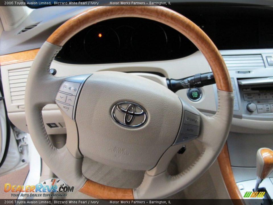 2006 Toyota Avalon Limited Blizzard White Pearl / Ivory Photo #36