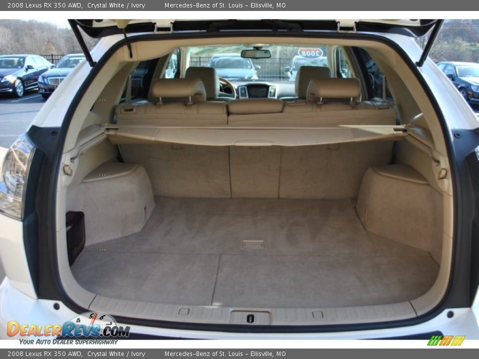2008 Lexus RX 350 AWD Crystal White / Ivory Photo #12
