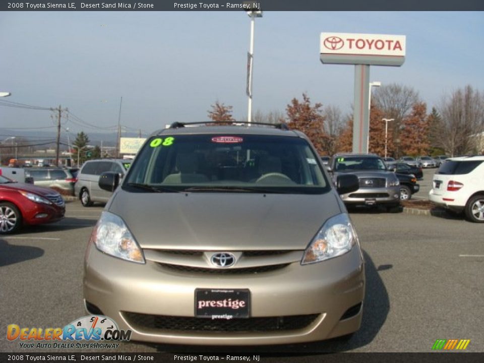 2008 Toyota Sienna LE Desert Sand Mica / Stone Photo #2