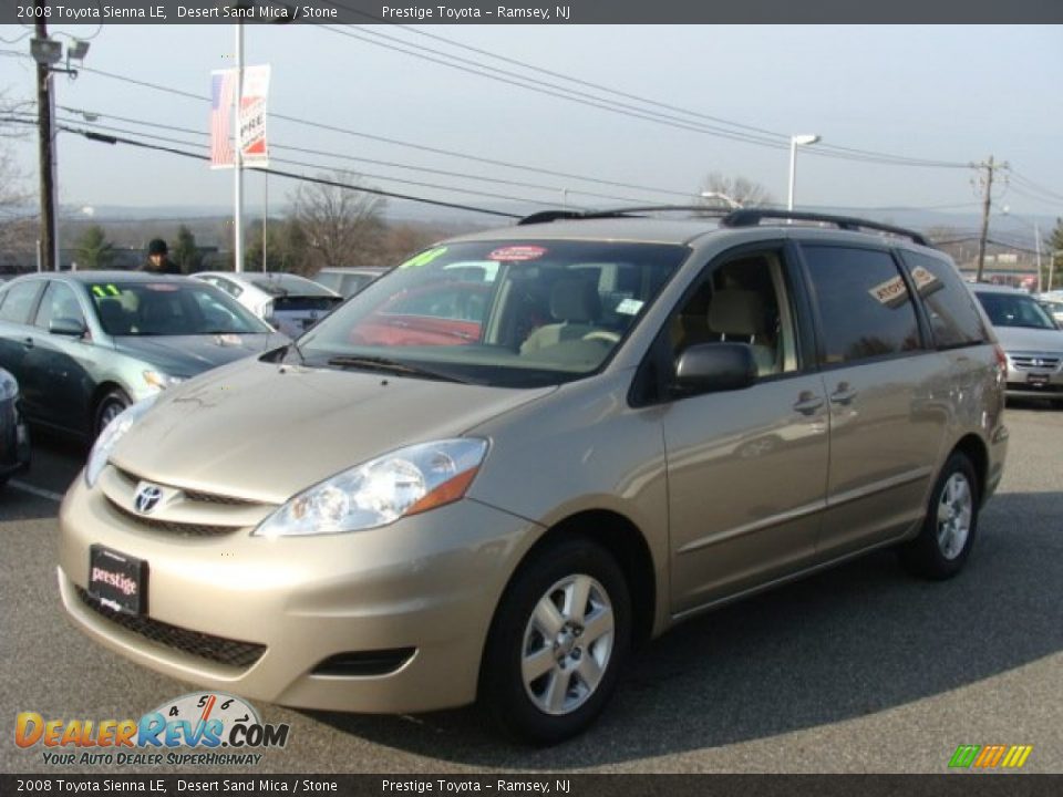 2008 Toyota Sienna LE Desert Sand Mica / Stone Photo #3
