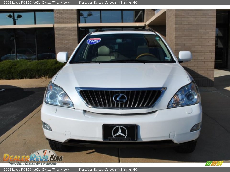2008 Lexus RX 350 AWD Crystal White / Ivory Photo #23