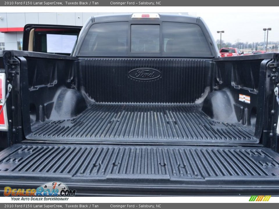 2010 Ford F150 Lariat SuperCrew Tuxedo Black / Tan Photo #18