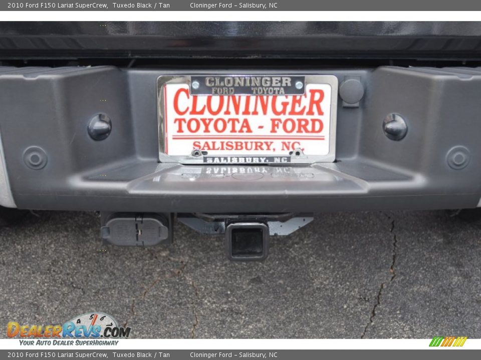 2010 Ford F150 Lariat SuperCrew Tuxedo Black / Tan Photo #19