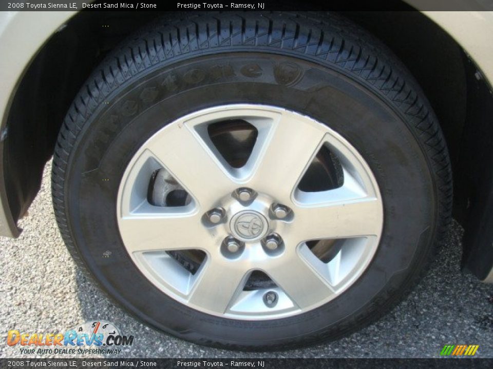 2008 Toyota Sienna LE Desert Sand Mica / Stone Photo #14