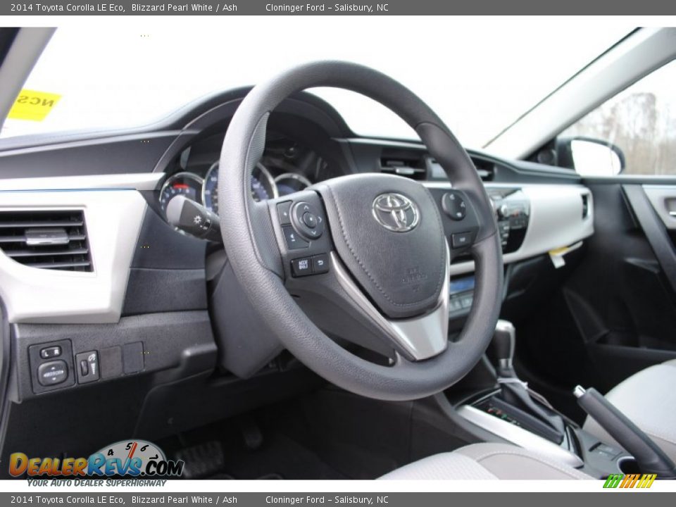 2014 Toyota Corolla LE Eco Steering Wheel Photo #9
