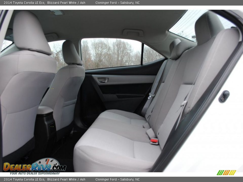 Rear Seat of 2014 Toyota Corolla LE Eco Photo #10