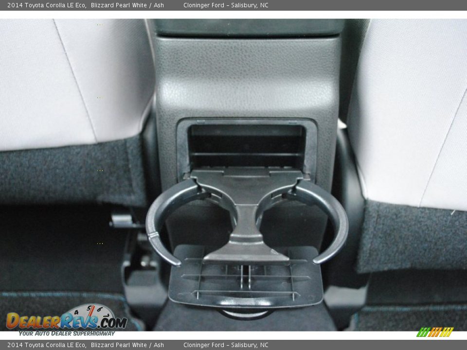 2014 Toyota Corolla LE Eco Blizzard Pearl White / Ash Photo #11