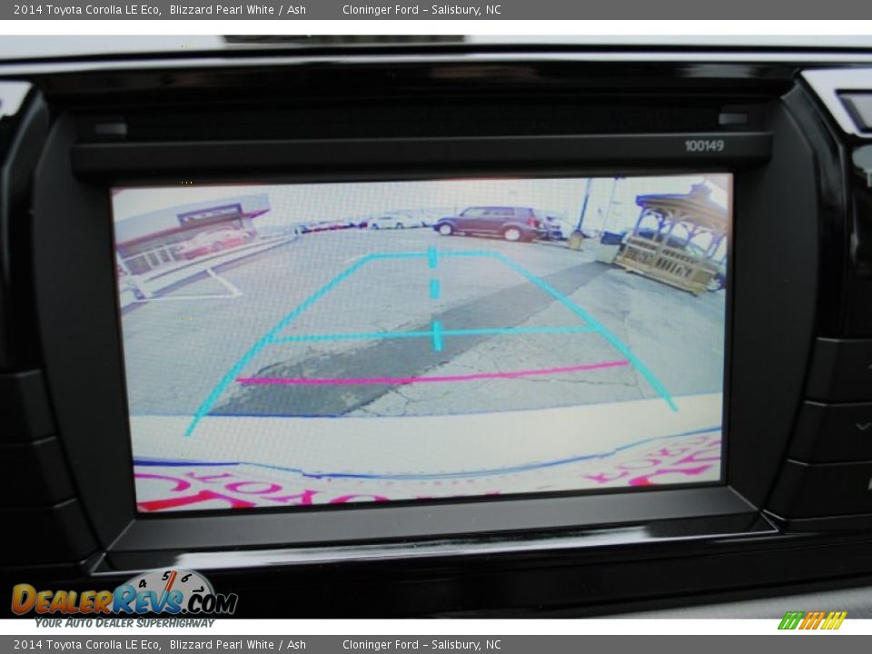 2014 Toyota Corolla LE Eco Blizzard Pearl White / Ash Photo #17