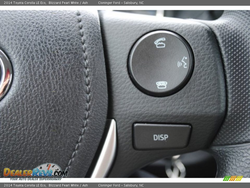 2014 Toyota Corolla LE Eco Blizzard Pearl White / Ash Photo #20