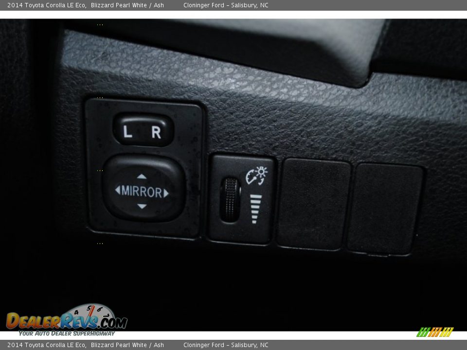 2014 Toyota Corolla LE Eco Blizzard Pearl White / Ash Photo #21