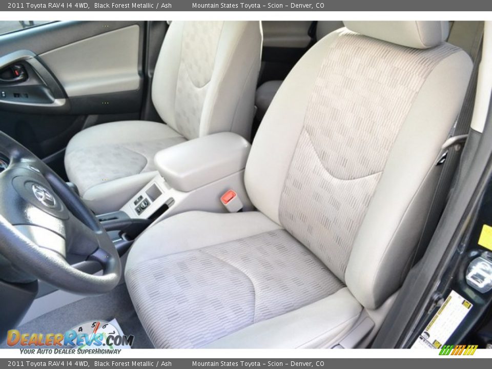 2011 Toyota RAV4 I4 4WD Black Forest Metallic / Ash Photo #11