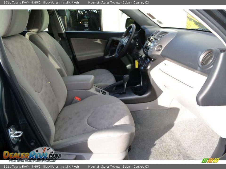 2011 Toyota RAV4 I4 4WD Black Forest Metallic / Ash Photo #15