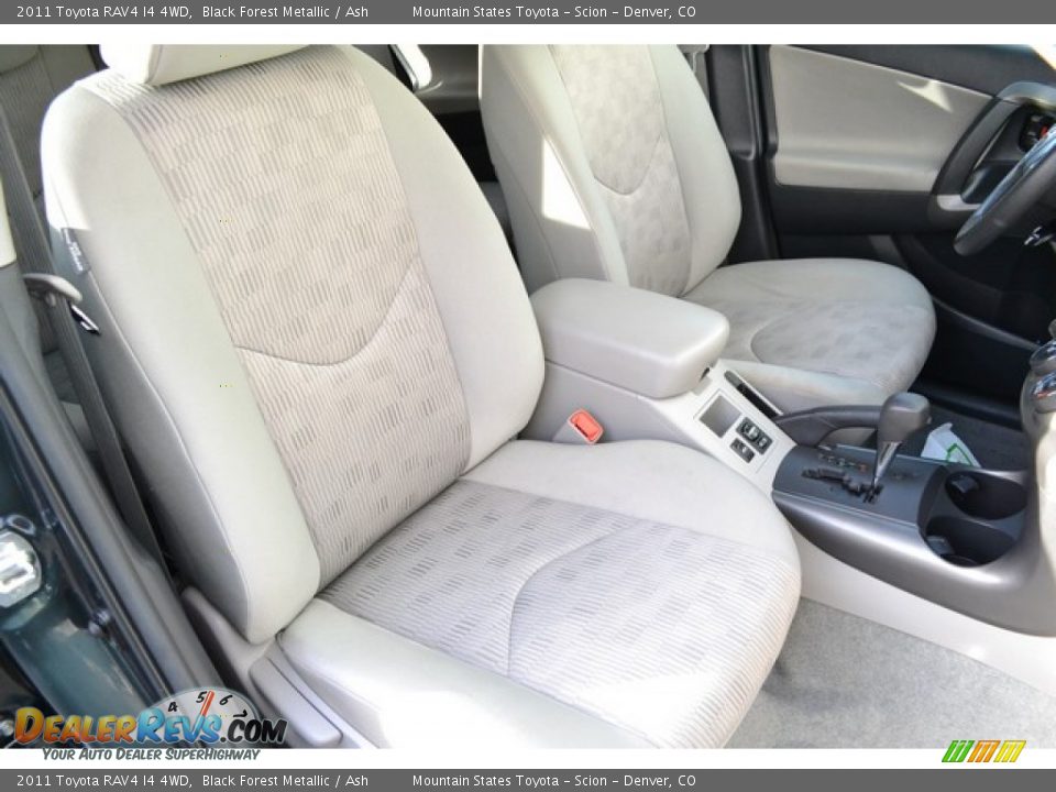 2011 Toyota RAV4 I4 4WD Black Forest Metallic / Ash Photo #16