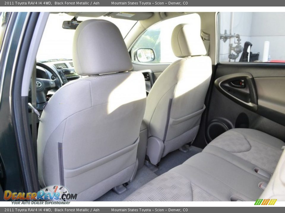 2011 Toyota RAV4 I4 4WD Black Forest Metallic / Ash Photo #17