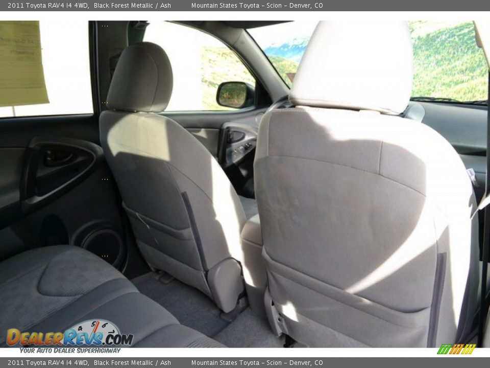 2011 Toyota RAV4 I4 4WD Black Forest Metallic / Ash Photo #18