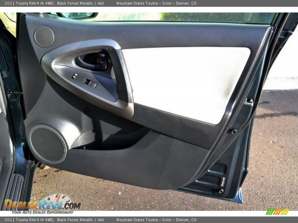 2011 Toyota RAV4 I4 4WD Black Forest Metallic / Ash Photo #22
