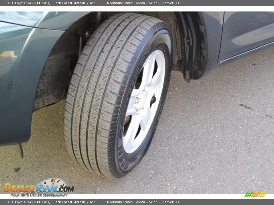 2011 Toyota RAV4 I4 4WD Black Forest Metallic / Ash Photo #25