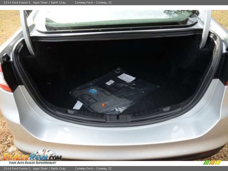 2014 Ford Fusion S Ingot Silver / Earth Gray Photo #13