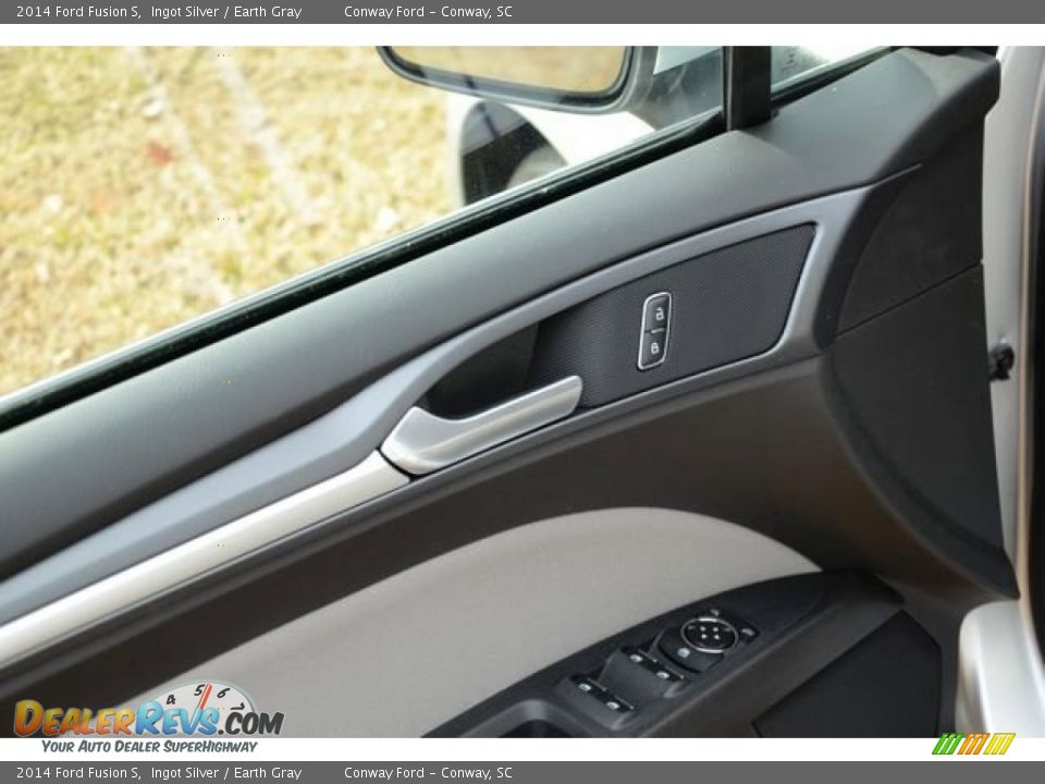 2014 Ford Fusion S Ingot Silver / Earth Gray Photo #19