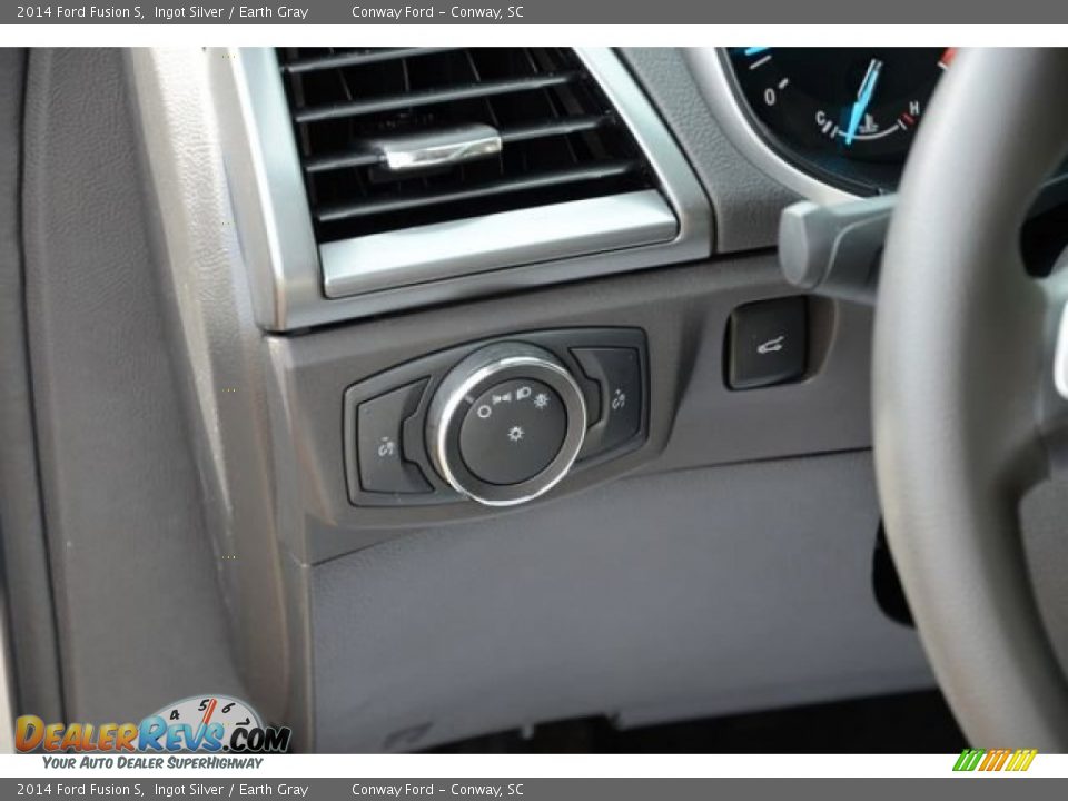 2014 Ford Fusion S Ingot Silver / Earth Gray Photo #20