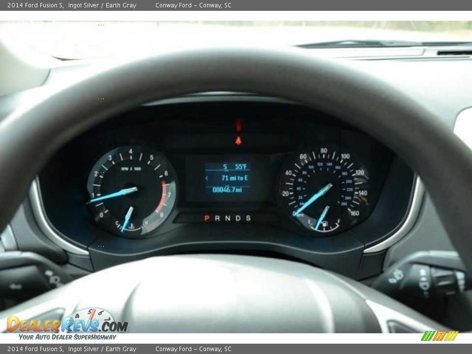2014 Ford Fusion S Ingot Silver / Earth Gray Photo #21