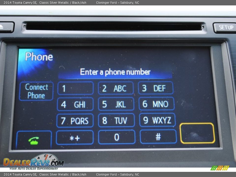 2014 Toyota Camry SE Classic Silver Metallic / Black/Ash Photo #15