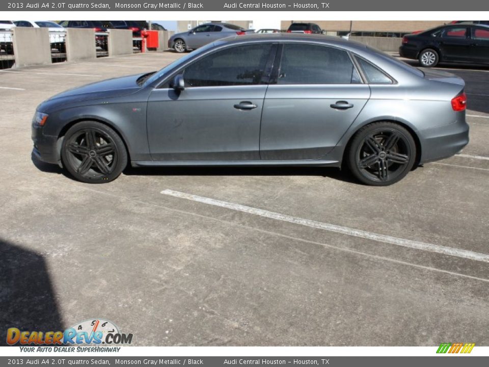 2013 Audi A4 2.0T quattro Sedan Monsoon Gray Metallic / Black Photo #5