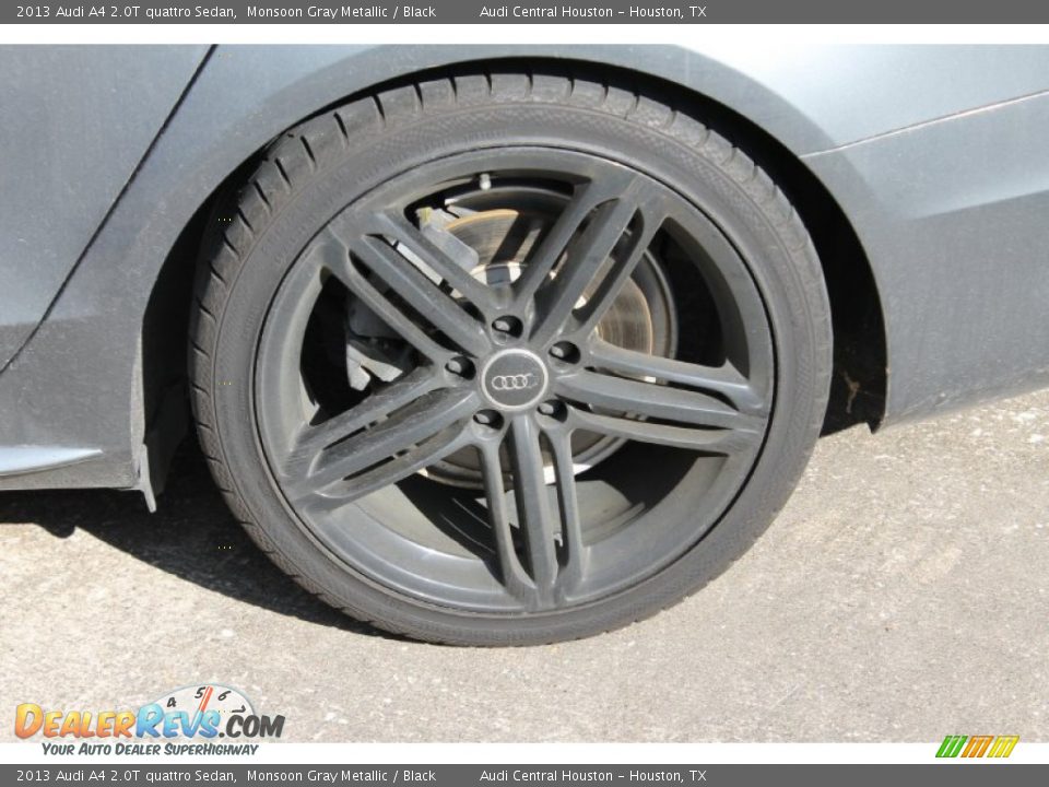 2013 Audi A4 2.0T quattro Sedan Monsoon Gray Metallic / Black Photo #6