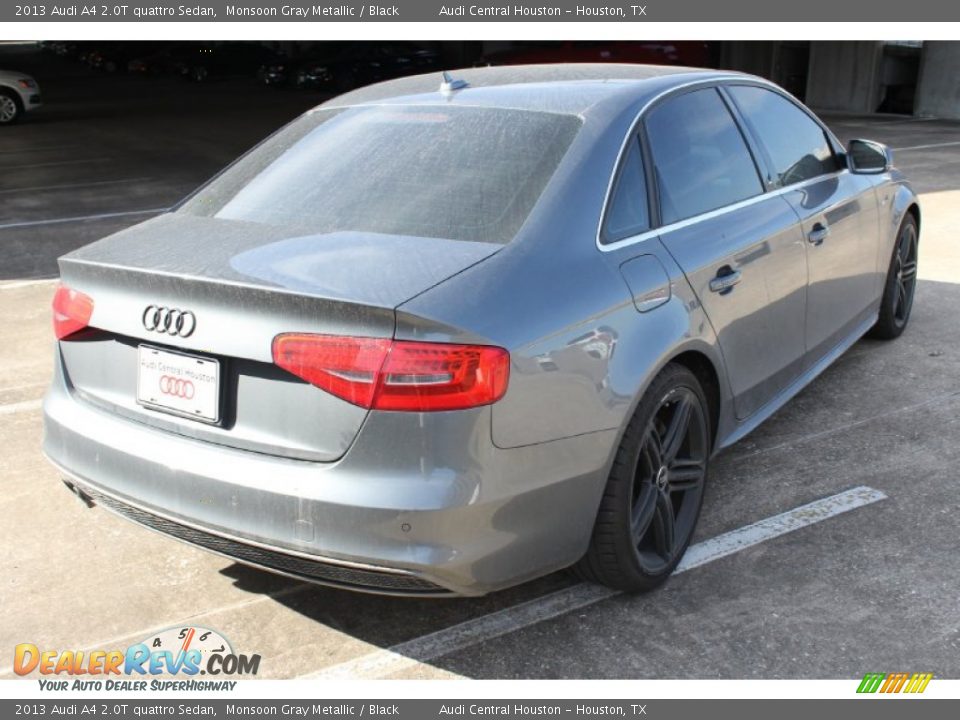 2013 Audi A4 2.0T quattro Sedan Monsoon Gray Metallic / Black Photo #9