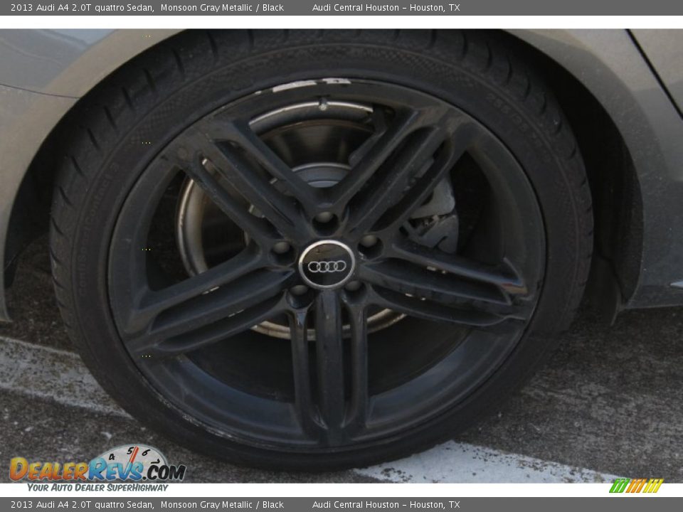 2013 Audi A4 2.0T quattro Sedan Monsoon Gray Metallic / Black Photo #10